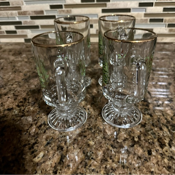 Spode Christmas Tree Irish Coffee Mugs Set of 4 - Vintage!!! - Picture 4 of 16